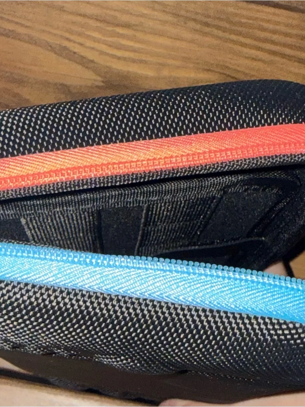 Switch 2 Model Black and Blue and Orange Travel Electronics Case